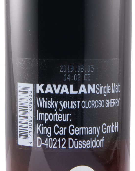 Kavalan Solist Fino Sherry Cask Single Malt 58.6%
