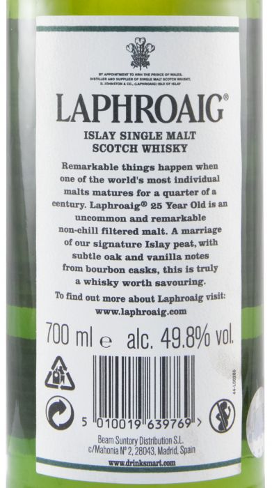 Laphroaig 25 anos 49.8%