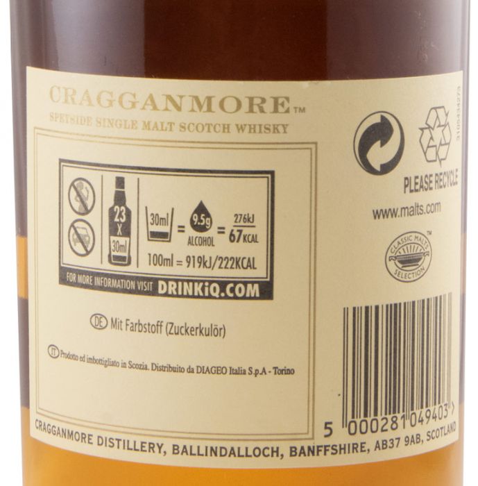 2005 Cragganmore Double Matured (engarrafado em 2017)