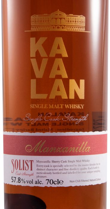 Kavalan Solist Manzanilla Single Malt 57.8%