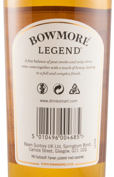 Bowmore Legend w/Glass