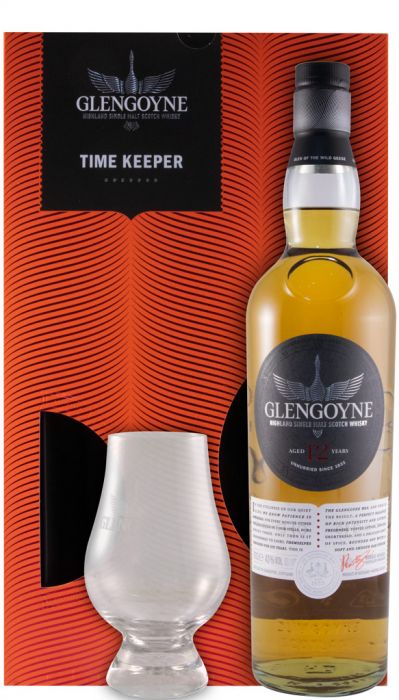 Glengoyne Time Keeper 12 anos Gift Box c/Copo