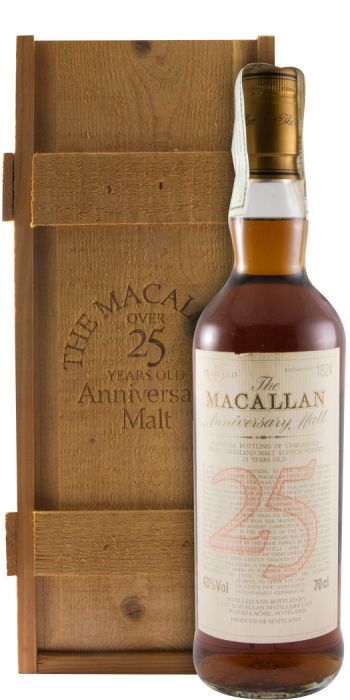 Macallan 25th Anniversary (wood case)