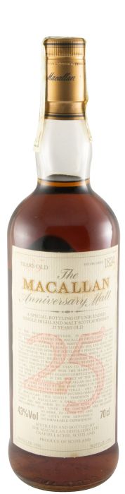 Macallan 25th Anniversary 25 years (wooden case)