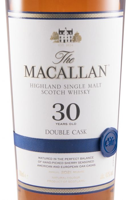 Macallan Double Cask 30 anos (engarrafado em 2021)
