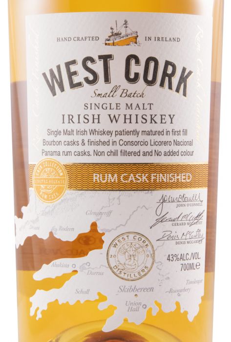 West Cork Rum Cask Finished Single Malt