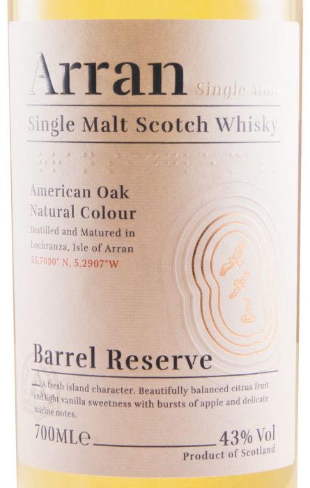 Arran Barrel Reserve American Oak