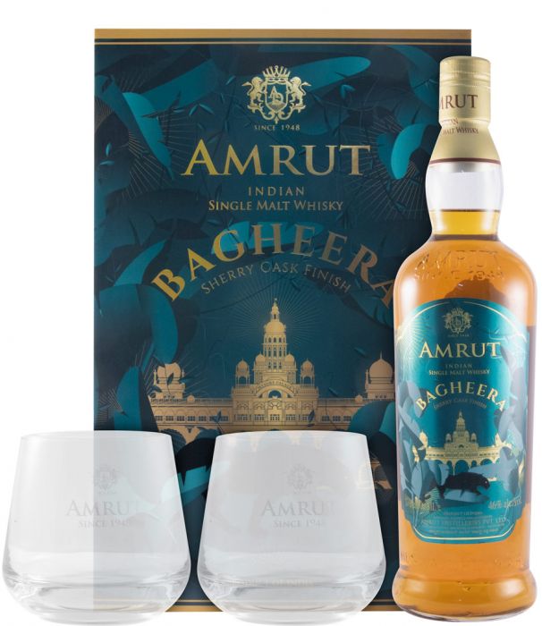 Amrut Bagheera Sherry Cask Finish c/2 Copos