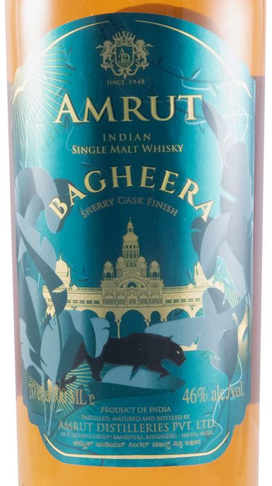 Amrut Bagheera Sherry Cask Finish w/2 Glasses