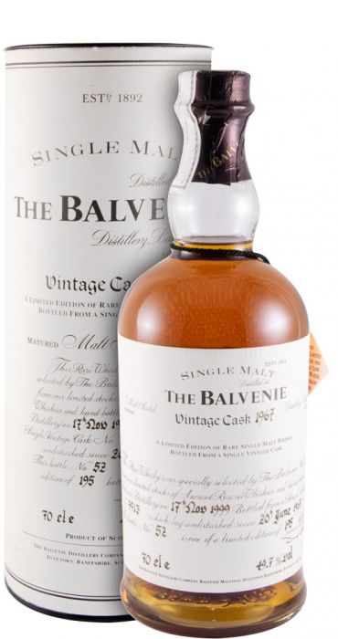 1967 Balvenie Vintage Cask 9913 (garrafa n.º 52)