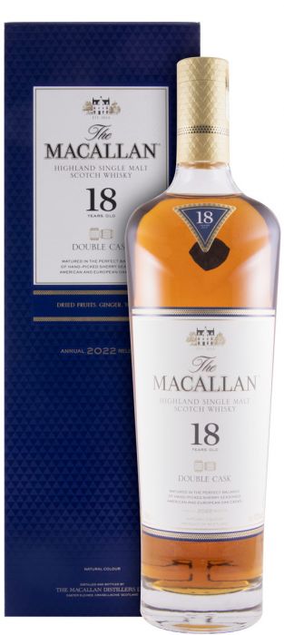 Macallan Double Cask 2022 Release 18 anos