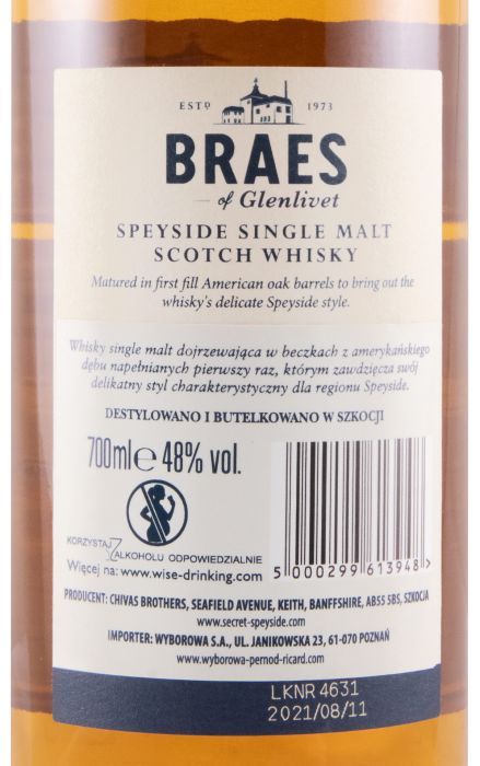 Braes of Glenlivet 27 years