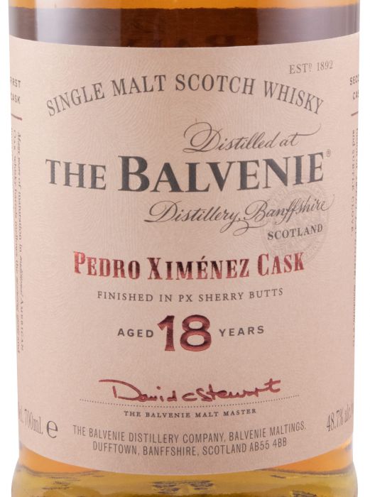 Balvenie Pedro Ximénez Cask 18 years