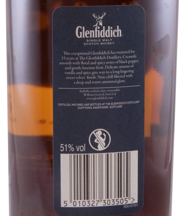 Glenfiddich The Valley of the Deer 15 anos 1L