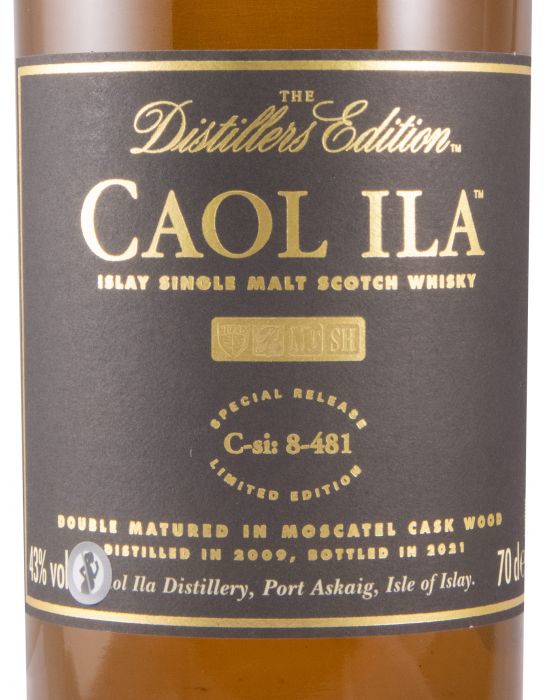 2009 Caol Ila Moscatel Cask Distillers Edition (engarrafado em 2021)