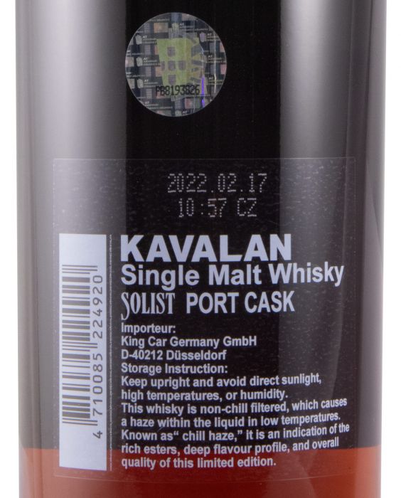Kavalan Solist Port Cask 57,1%