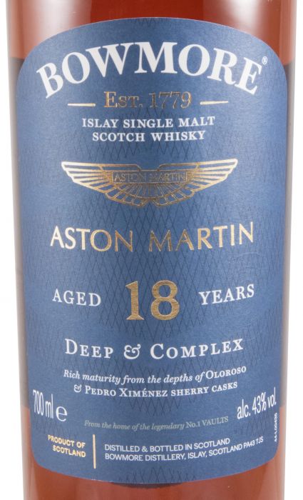 Bowmore Aston Martin Edição Limitada 18 anos