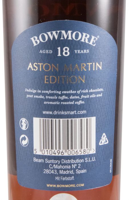 Bowmore Aston Martin Edição Limitada 18 anos