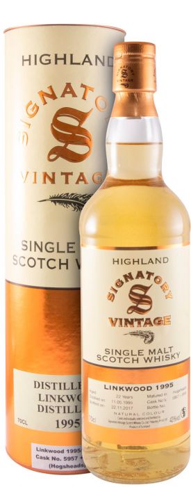 1995 Signatory Vintage Linkwood 22 anos (engarrafado em 2017)