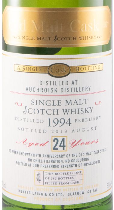 1994 Old Malt Cask Auchroisk 24 anos
