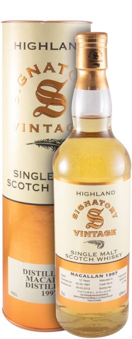 1997 Signatory Vintage Macallan 12 years (bottled in 2010)