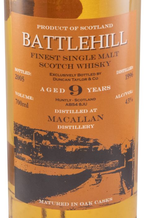 1996 Battlehill Macallan 9 years (bottled in 2005)