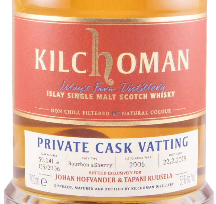 2006 Kilchoman Private Cask Vatting Bourbon & Sherry