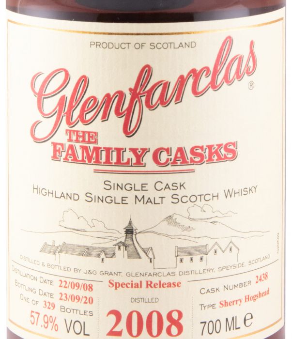 2008 Glenfarclas The Family Casks Special Realese Cask N.º 2438