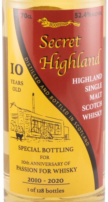 Secret Highland Special Bottling 2010-2020 10 anos