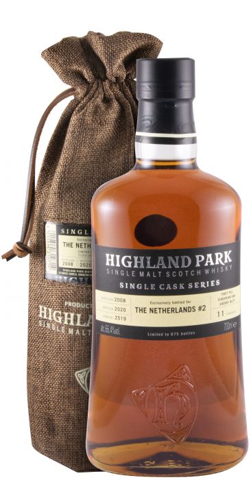 2008 Highland Park Single Cask Series The Netherlands #2 Cask 2519 11 anos (engarrafado em 2020)