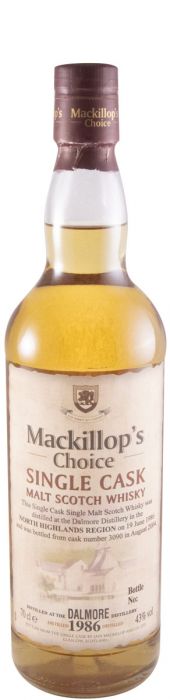 1986 Mackillop's Choice Dalmore Single Cask (bottle n.º 23)