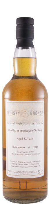 1987 Whisky Broker Strathclyde 32 anos (engarrafado em 2020)