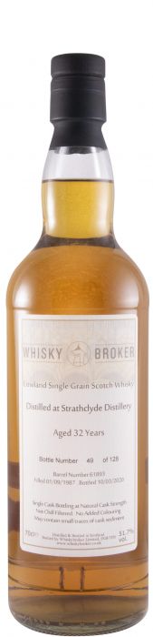 1987 Whisky Broker Strathclyde 32 years (bottled in 2020)