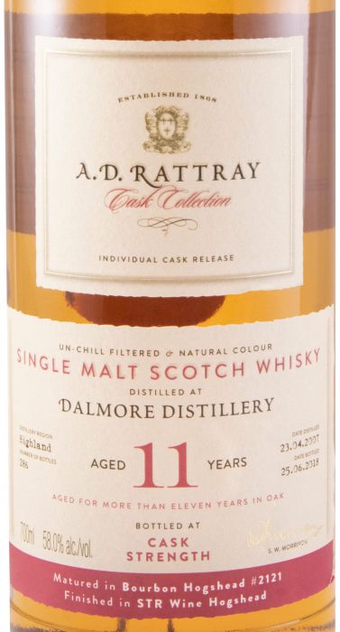 2007 A.D. Rattray Dalmore 11 years