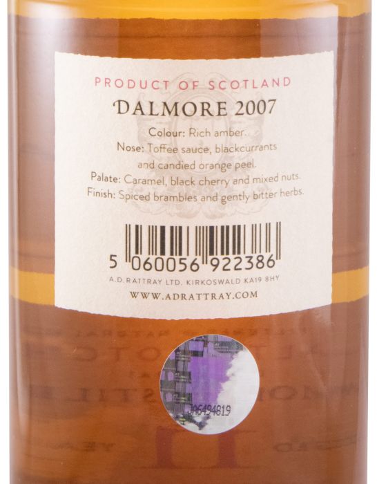 2007 A.D. Rattray Dalmore 11 years