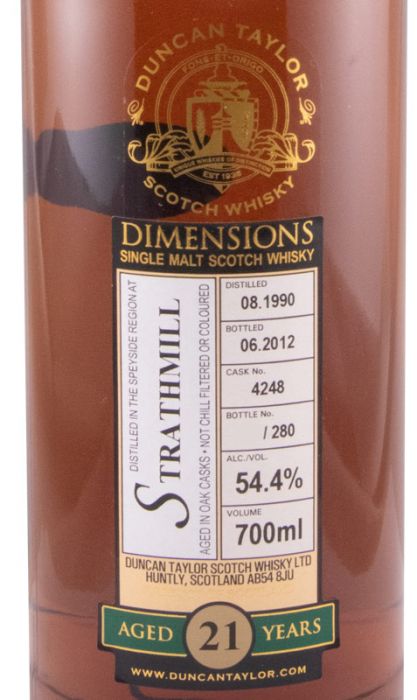 1990 Duncan Taylor Strathmill 21 anos (engarrafado em 2012)