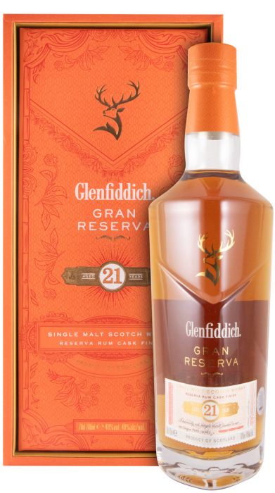 Glenfiddich Rum Cask Finish Gran Reserva 21 anos