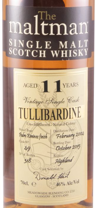 2004 The Maltman Tullibardine 11 anos (engarrafado em 2015)