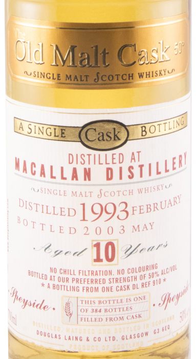 1993 The Old Malt Cask Macallan 10 anos