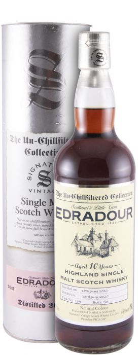 2010 Signatory Vintage Edradour The Un-Chillfiltered Collection Cask 159 10 anos