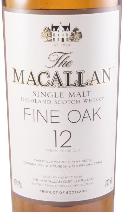 Macallan Fine Oak 12 years (old bottle w/bag)