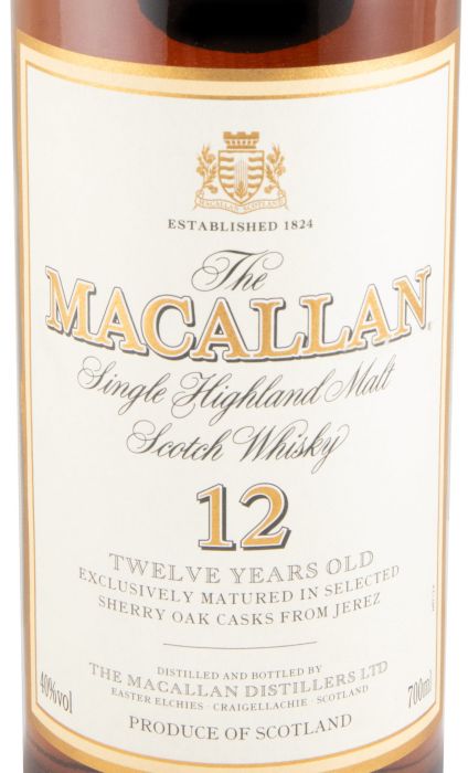 Macallan Sherry Oak Cask 12 years (old bottle)