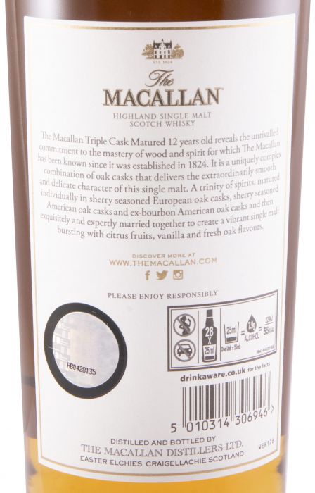 Macallan Triple Cask Limited Edition 12 years
