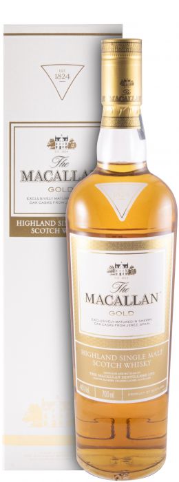 Macallan Gold Double Cask (garrafa antiga em caixa branca)
