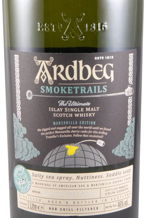 Ardbeg Smoketrails Manzanilla Edition 1L