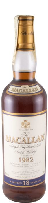 1982 Macallan Sherry Oak 18 anos