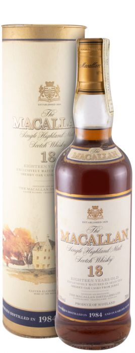 1984 Macallan Sherry Oak 18 anos