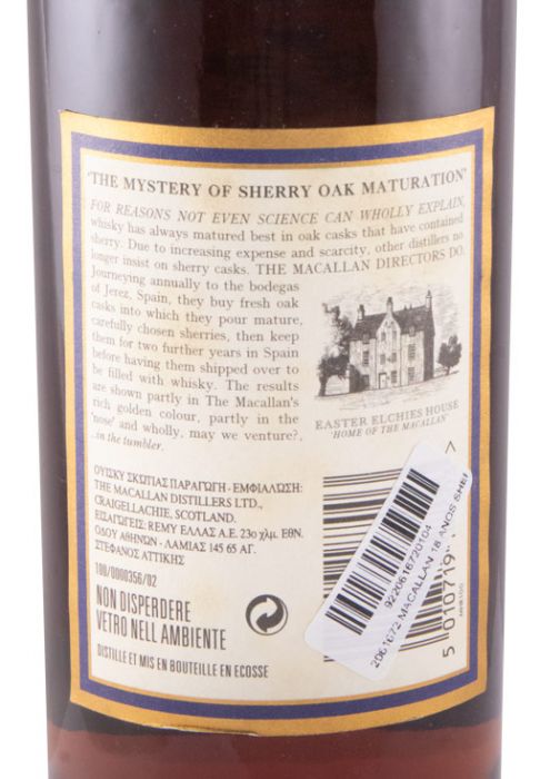 1984 Macallan Sherry Oak 18 years