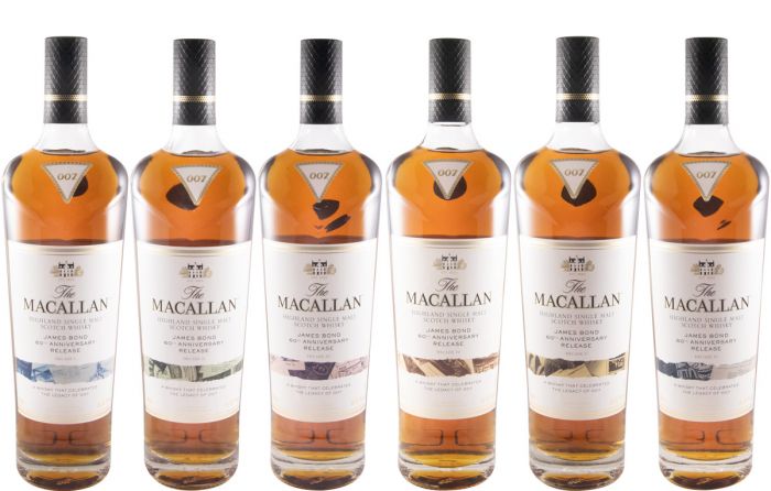 Set Macallan James Bond 60th Anniversary 6x70cl
