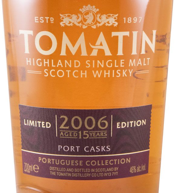 Tomatin Portuguese Collection Port Casks Limited Edition 15 years